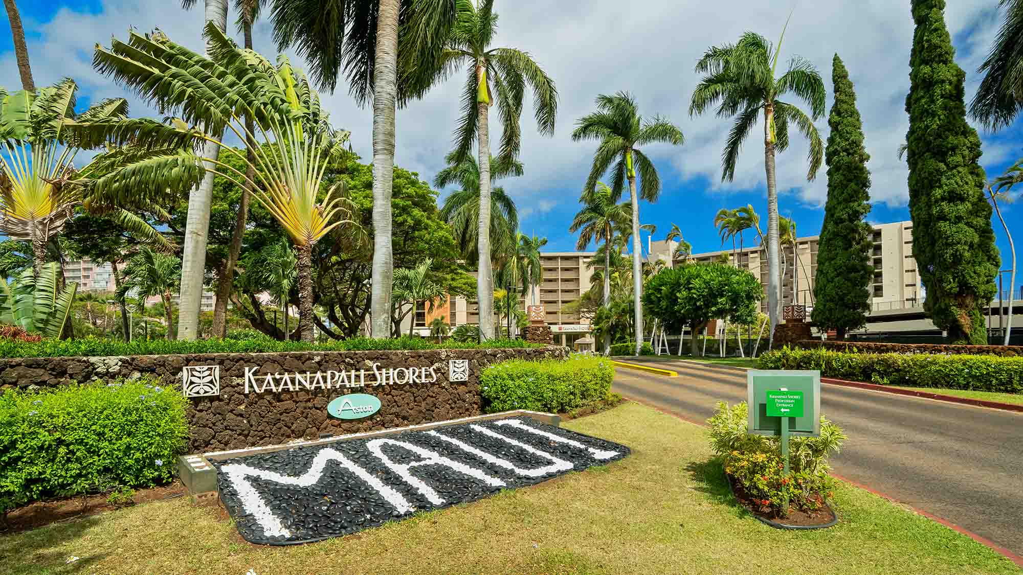 Kaanapali Shores - Resort Entrance - Parrish Maui