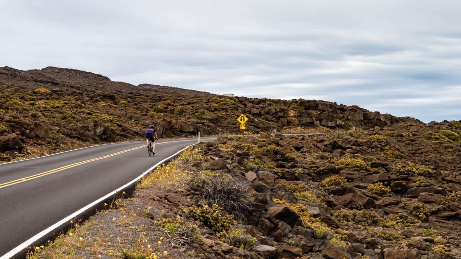 A self guided bike tour on Haleakala